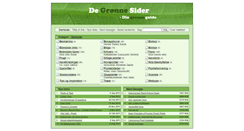 Desktop Screenshot of degronnesider.dk