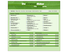 Tablet Screenshot of degronnesider.dk